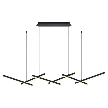 Odeon Light 3890/85L ODL20 34  черный/металл Подвесной светильник LED 4000K 85W 220V RUDY