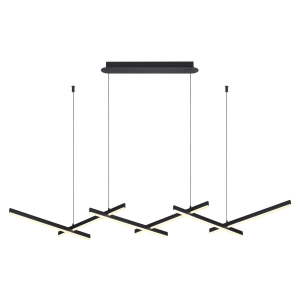 Odeon Light 3890/85L ODL20 34  черный/металл Подвесной светильник LED 4000K 85W 220V RUDY