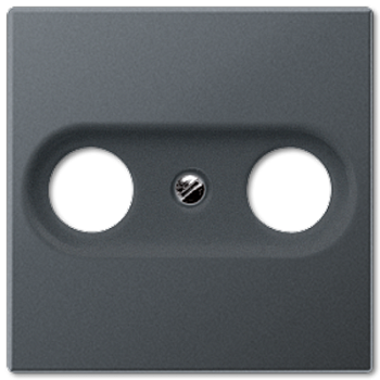 JUNG A 500 Антрацит Накладка TV-FM розетки A561BFPLTVANM