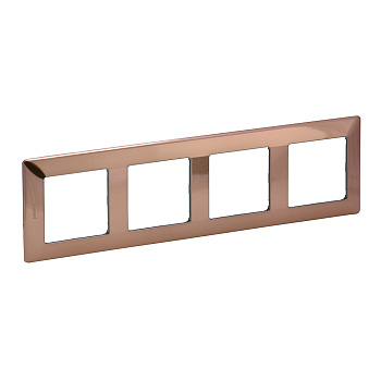 Legrand Valena LIFE Медь Рамка 4-ая 754164