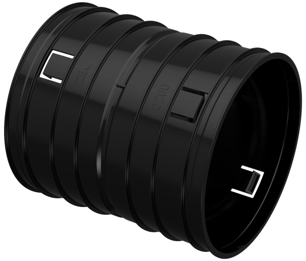 IEK ELASTA Муфта соединительная для двустенной трубы d=200мм