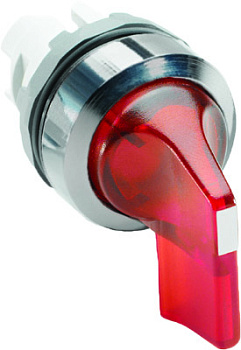 ABB M2SS5-21R Переключатель (длин. ручка) красный 2-х позиц. с подсветкой (корпус) с фикс. 1SFA611204R2101