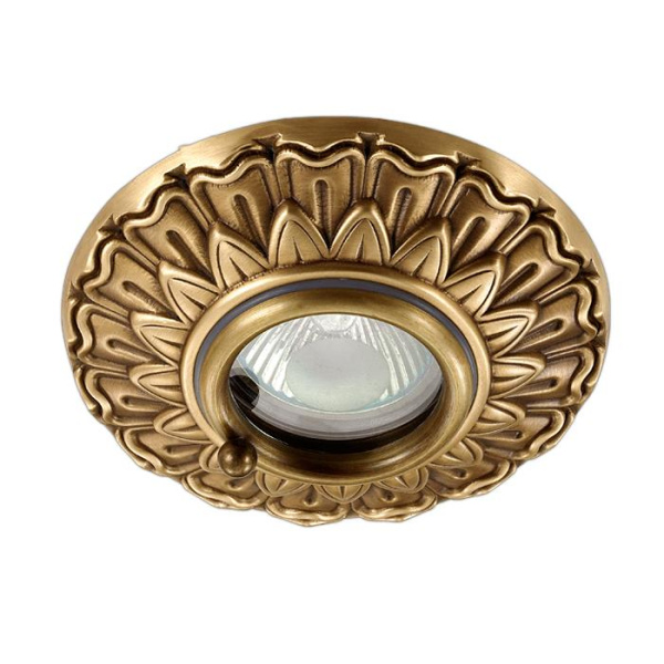 Novotech 370053 NT15 287 светлая бронза Встраиваемый светильник IP44 GX5.3 50W 12V DAISY