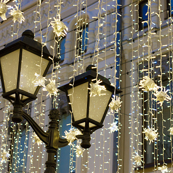 Eurosvet Гирлянда Нить 400-101 белый 10м IP65 a044070