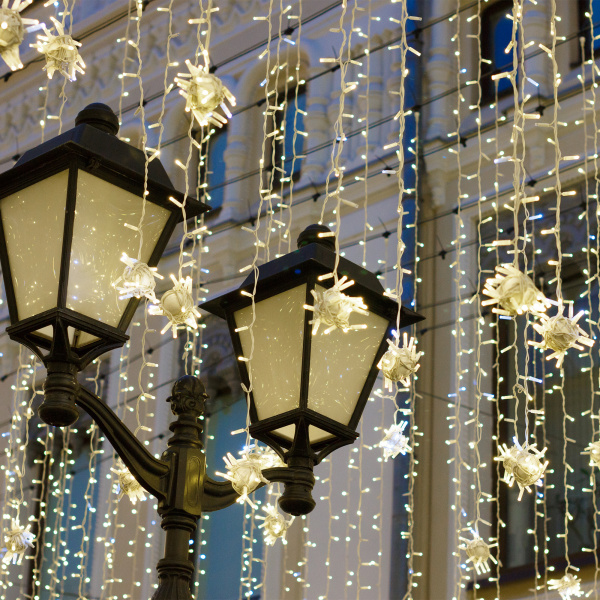 Eurosvet Гирлянда Нить 400-101 белый 10м IP65 a044070