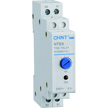 CHINT Реле времени NTE8-B (задержка времени включения) 1-10с, 1НО, AC230В (R) CHINT Реле времени NTE8-B (задержка времени включения) 1-10с, 1НО, AC230В (R)