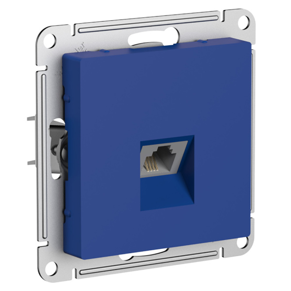 Systeme Electric AtlasDesign Аквамарин Розетка телефонная RJ11, механизм