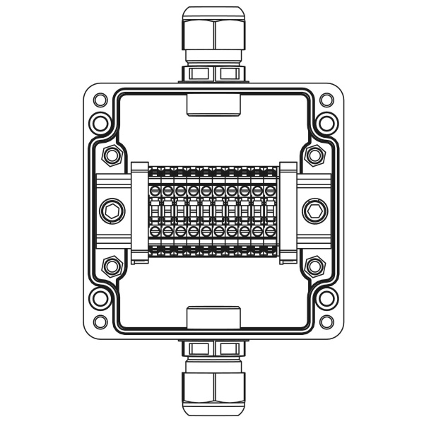 DKC TBE-P-03-(10xCBC.4)-1xPACMP(A)-1xPACMP(C)1Ex e IIC Т5 Gb / Ex tb IIIC T95°C Db IP66