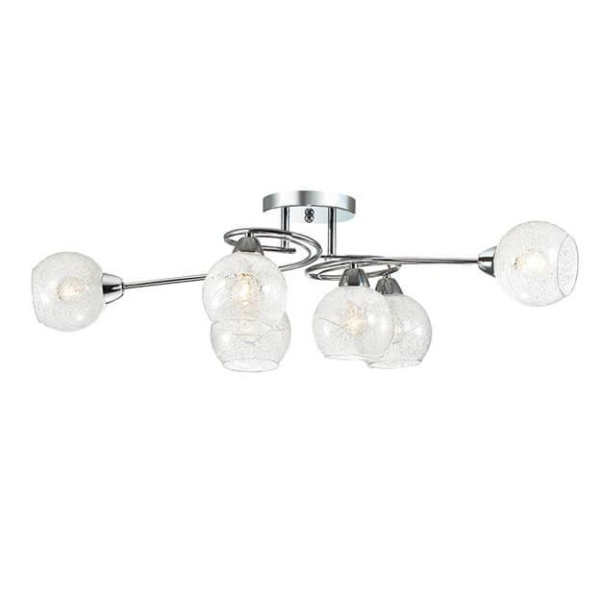 Lumion 3063/6C LN16 113 хром/стекло Люстра потолочная E14 6*60W 220V NEVETTE Lumion 3063/6C LN16 113 хром/стекло Люстра потолочная E14 6*60W 220V NEVETTE