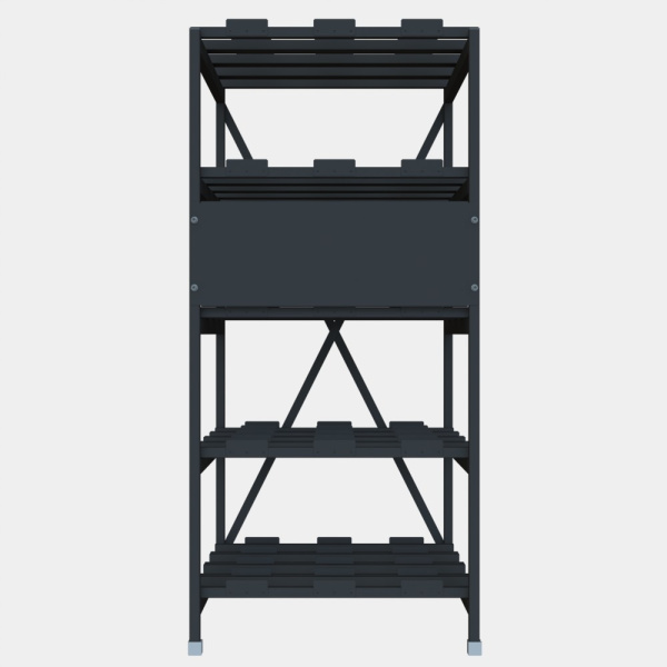 Systeme Electric Стеллаж 4 полочный 4 ряда 687х769х1160