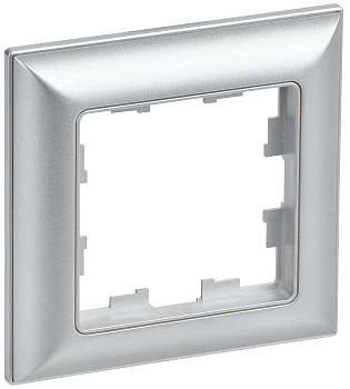 IEK BRITE DECOR Алюминий 3D-форма Рамка 1-м РУ-1-Бр