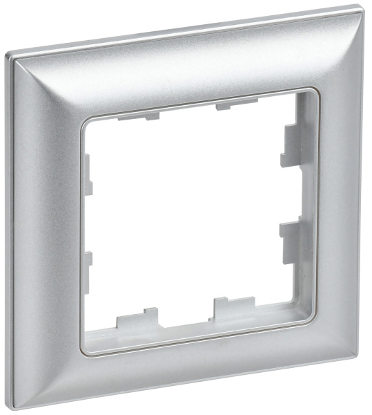 IEK BRITE DECOR Алюминий 3D-форма Рамка 1-м РУ-1-Бр