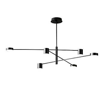 Kink Light черный Люстра Мекли 07650-6,19