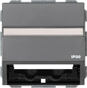 Gira TX-44 Накладка с опорной пластиной для розеток средств связи 087067