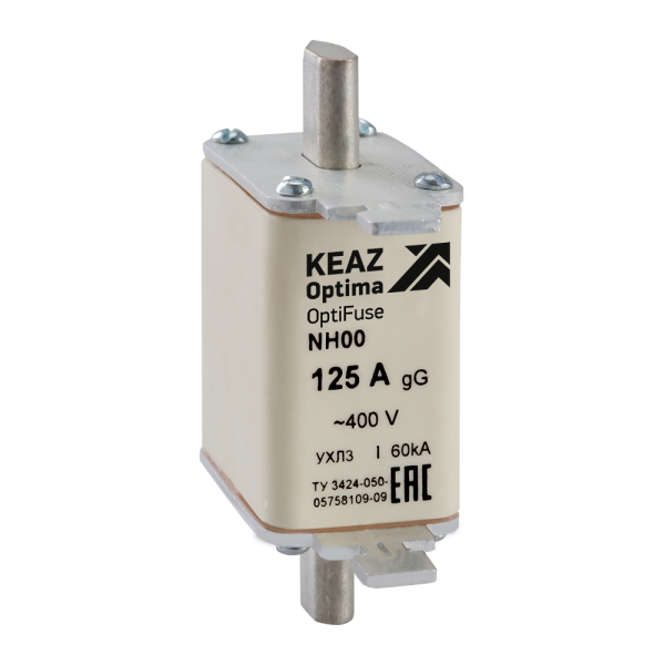 КЭАЗ Вставка плавкая OptiFuse NH00-25-400AC-0-gG-УХЛ3