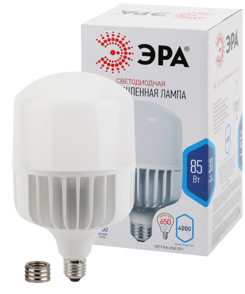 ЭРА LED POWER T140-85W-4000-E27/E40 (диод, колокол, 85Вт, нейтр, E27/E40)