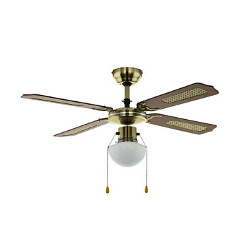 Eglo 35039 Вентилятор с подсветкой TIGGANO, Ø1066, сталь, бронзовый, латунь состаренный