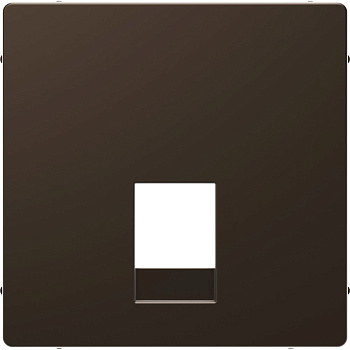 SE Merten D-Life Мокко Накладка центральная для розетки 2-ной RJ11/RJ12 MTN4215-6052