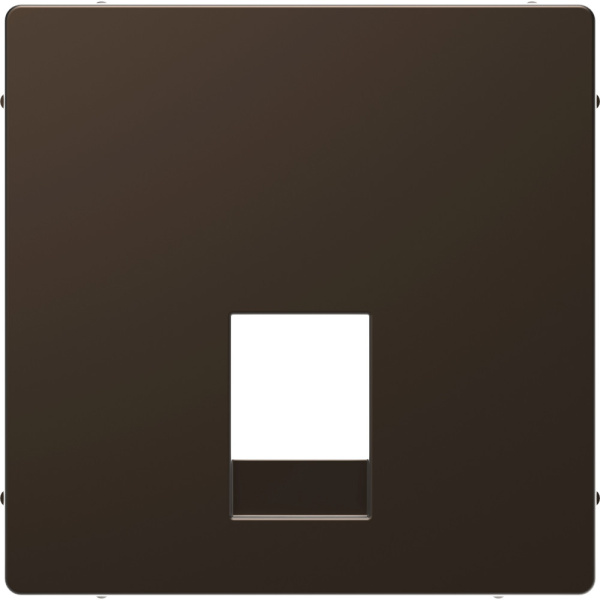 SE Merten D-Life Мокко Накладка центральная для розетки 2-ной RJ11/RJ12 MTN4215-6052