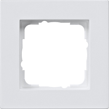 Gira E2 Белый Рамка 1-ая заподлицо 0211225