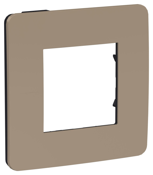 Купить SE Unica Studio Песочная/Антрацит Рамка 1-ная NU280228