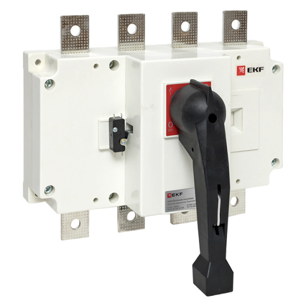 EKF Рубильник-выключатель 400A 4P c рукояткой управления для прямой установки PowerSwitch