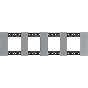 BT Living now Луна Рамка немецкий стандарт 4 поста (2+2+2+2 мод) KA4802M4NW