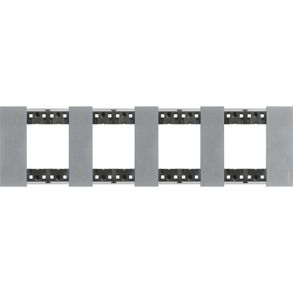 BT Living now Луна Рамка немецкий стандарт 4 поста (2+2+2+2 мод) KA4802M4NW