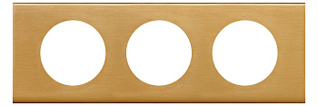 Legrand Celiane Золото Рамка 3 поста (6 модулей) 069133