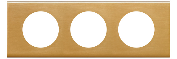 Legrand Celiane Золото Рамка 3 поста (6 модулей) 069133