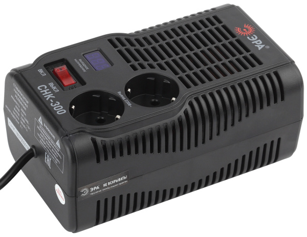ЭРА СНК-300 Стабилизатор напр. компакт, 160-260В/220В, 300ВА