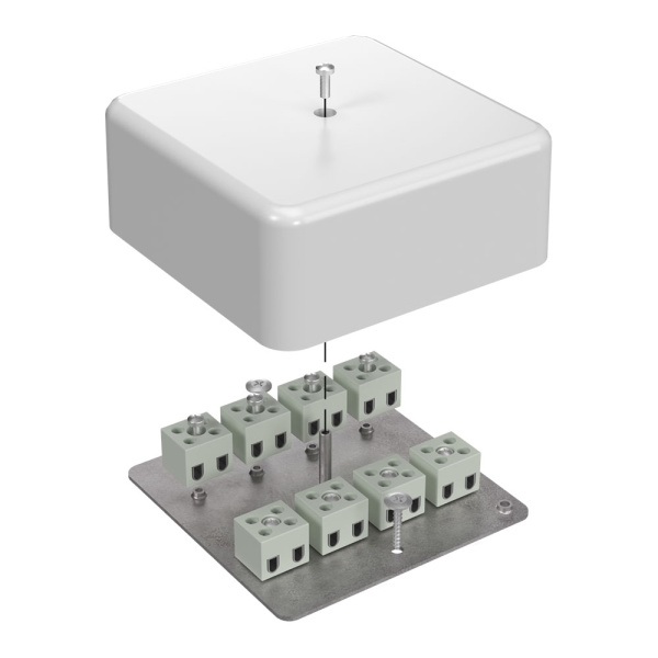 Промрукав Коробка огнестойкая для кабель-канала 40-0470-FR2.5-16 Е15-Е120 103х103х45