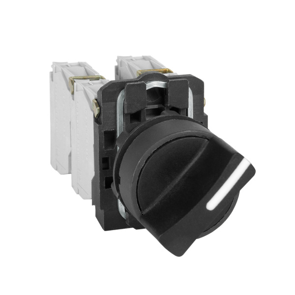 КЭАЗ Переключатель КПЕ1531Р-черный-3но+1нз-ручка-фикс-2поз-IP54