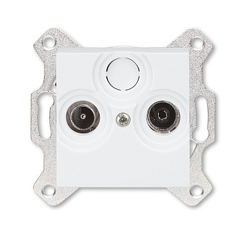 ABB EPJ Levit белый / белый Розетка TV-R, проходная, 7дБ, белый 2CHH083607A6003