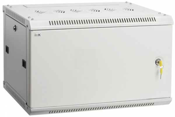 Купить IEK LINEA W ITK Шкаф LINEA W 9U 600x600 мм дверь металл, RAL7035 LWR3-09U66-MF