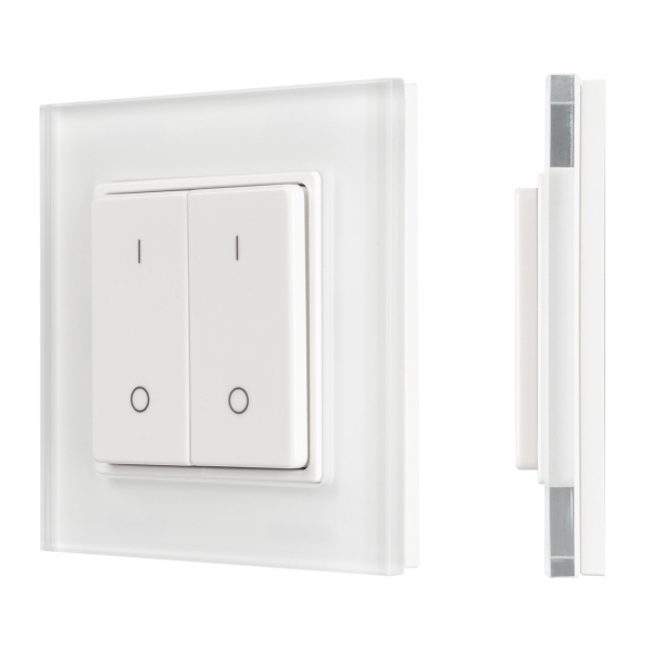 Купить Arlight Панель SMART-P47-DIM-G-SUF (3V, 2 зоны, Knob, 2.4G) (Пластик) 032984