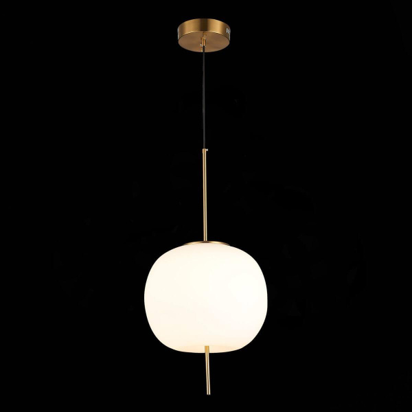 Купить ST Luce SL1621.213.01 Подвес Золото/Белый LED 1*25W 3000K