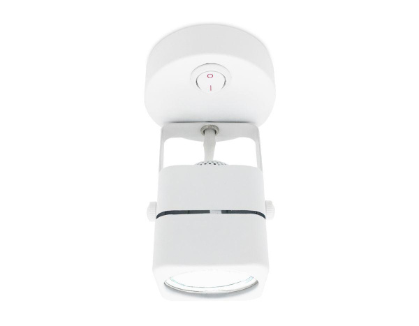 Купить Ambrella Накладной поворотный светильник с выключателем TA108 WH белый GU10 D80*130*D60