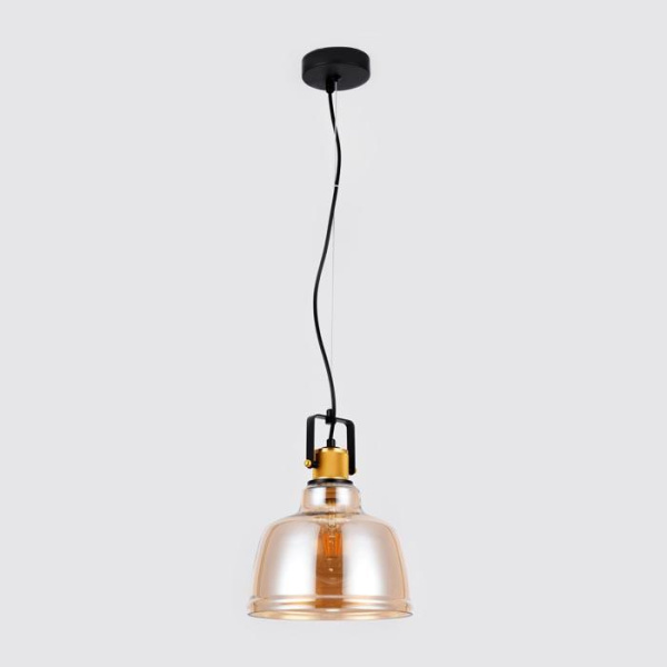 Купить Ambrella Подвесной светильник TR3526 SB/TI бронза/янтарь E27 max 40W D220*1000