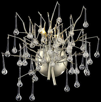 Wertmark WE189.02.201 Светильник настенный Матовый никель/Прозрачный G9 2*40W