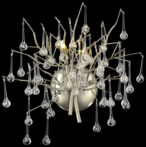 Wertmark WE189.02.201 Светильник настенный Матовый никель/Прозрачный G9 2*40W