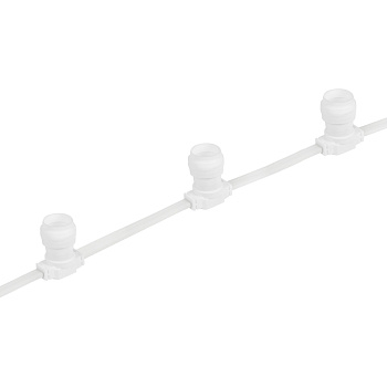 Belt-Light  2 жилы шаг 20 см, 500 патронов, Е27, белый провод,  влагостойкая IP65 331-254