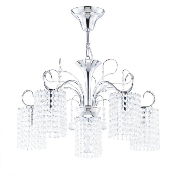 Купить Freya Crystal Leona Хром Люстра E14 40W FR1127-PL-05-CH