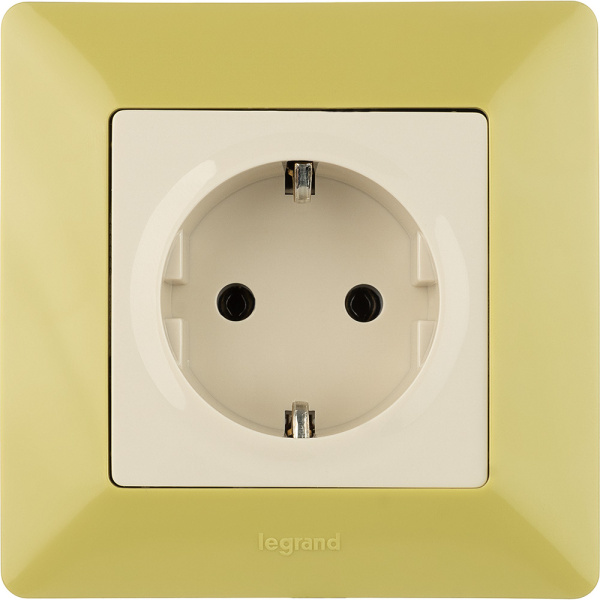 Купить Legrand Valena LIFE DIY Сл.кость Розетка 1-ая с/з, безвинт.зажим 753521