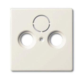 ABB BJE Axcent(solo/future) Chalet-белый Накладка TV-R-SAT розетки 1724-0-4322