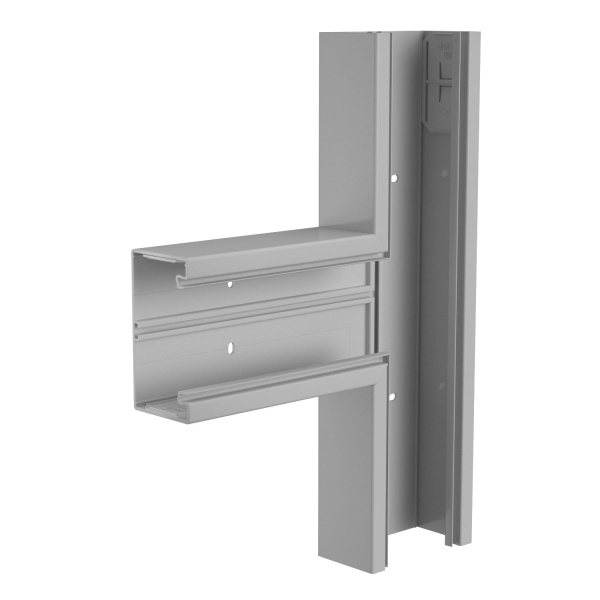 OBO Bettermann Т-образная секция кабель-канала Rapid 80, 70x130 мм (без крышки) ПВХ, серый RAL7030 6274566