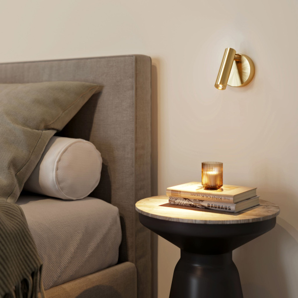 Купить Arlight Светильник SP-BED-NB-R90-3W Warm3000 (GD, 20 deg, 230V) (IP20 Металл, 3 года) 033061