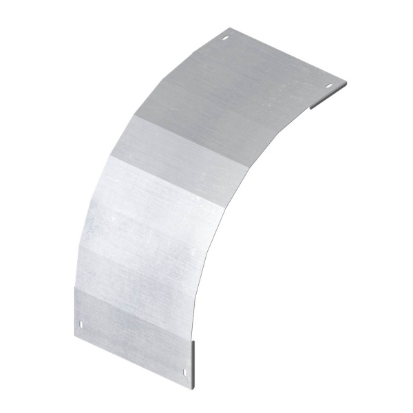 DKC Крышка на угол вертикальный внешний 90 градусов, 100х200 R300, цинк-ламельная в комплекте с крепежными элементами и соединительнымипластинами, нео