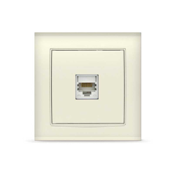 UNIVersal "Бриллиант" Розетка "слоновая кость"комп. 7948820