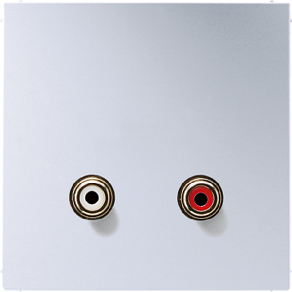 Купить JUNG 2x Cinch Audio (RCA),  алюминий MAAL1021